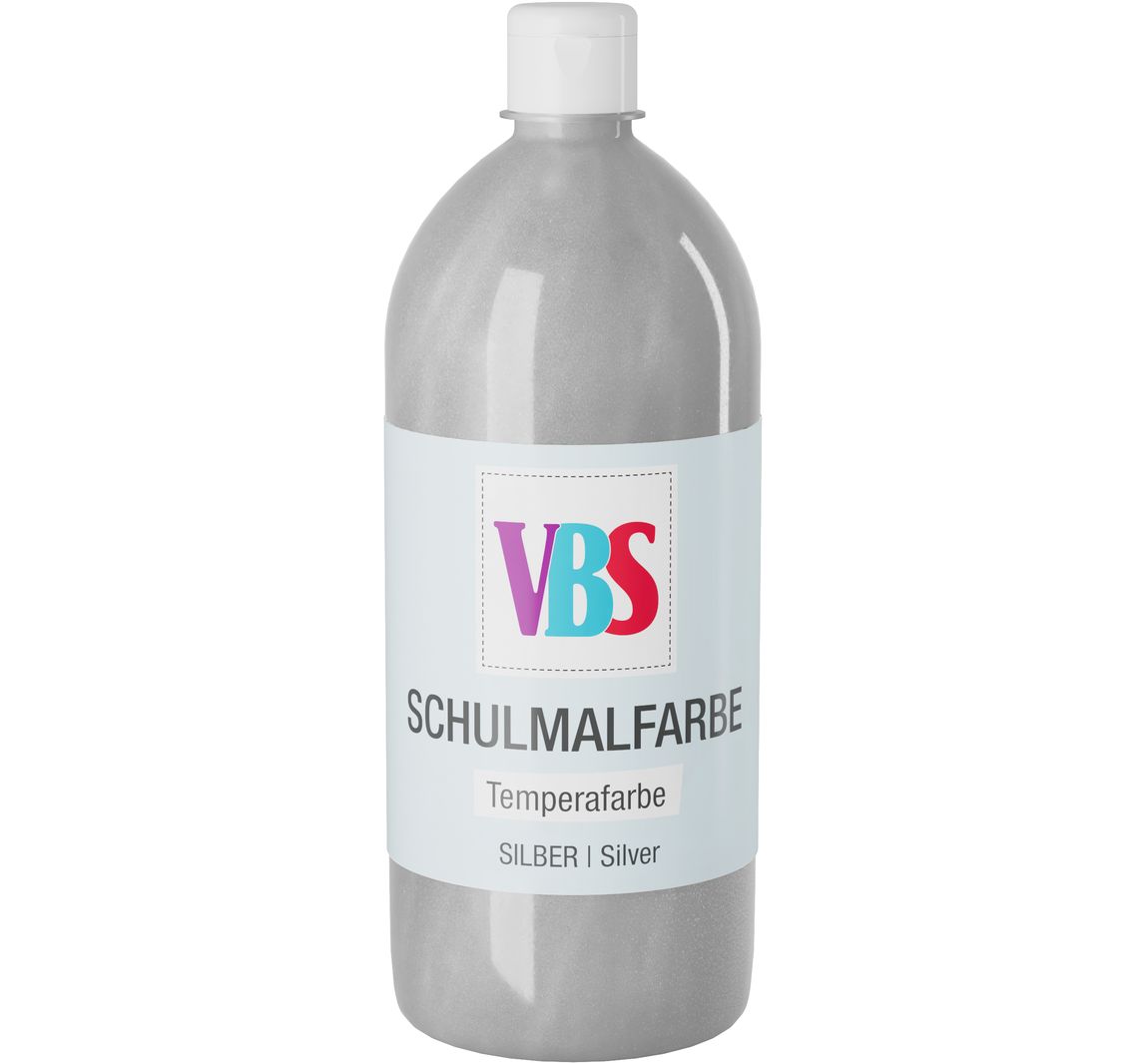 VBS Schoolverf, 1000 ml - Zilver