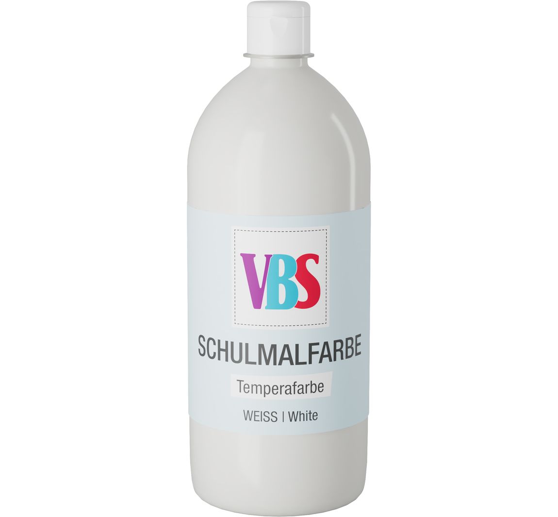 VBS Schoolverf, 1000 ml - Wit