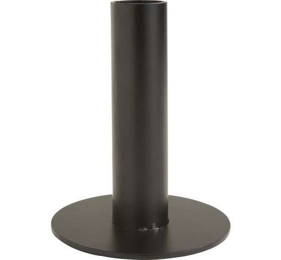 Metalen kandelaar, zwart