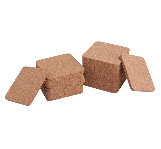 VBS Cork coasters, 25 pieces