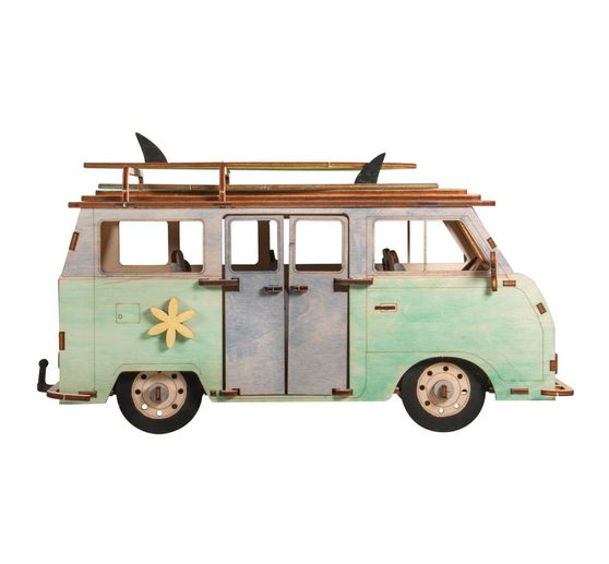 Houten bouwpakket "Camper"