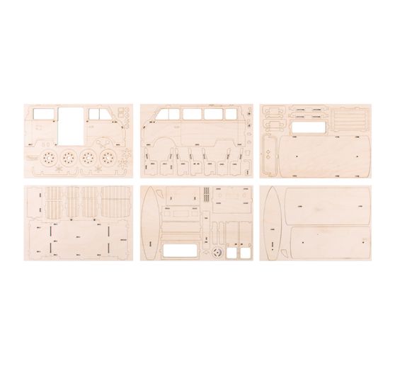 Houten bouwpakket "Camper"