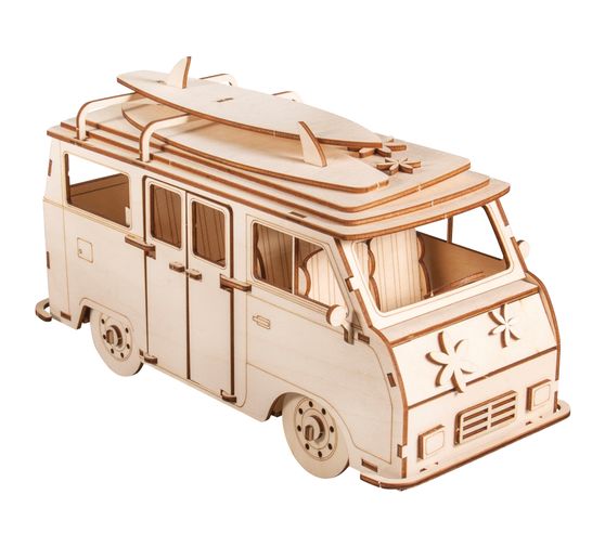 Houten bouwpakket "Camper"