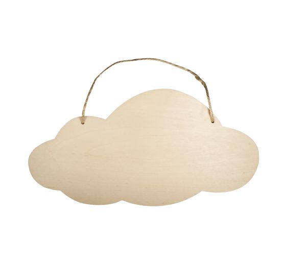 Houten bord "Wolk"