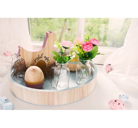 VBS Wooden egg, 8 cm
