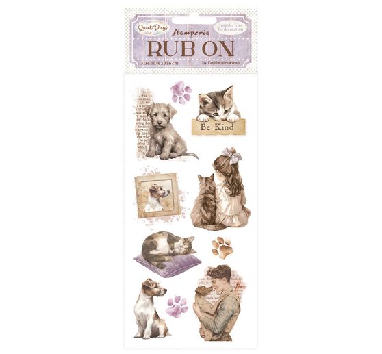 Rub On Transfer paper "Quiet Days"