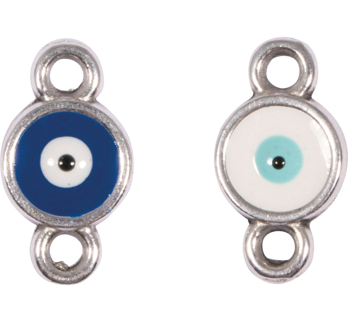 Decoratieve elementen "Evil Eye" - Zilver