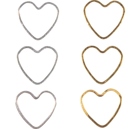 Decoratieve elementen, zilver/goud