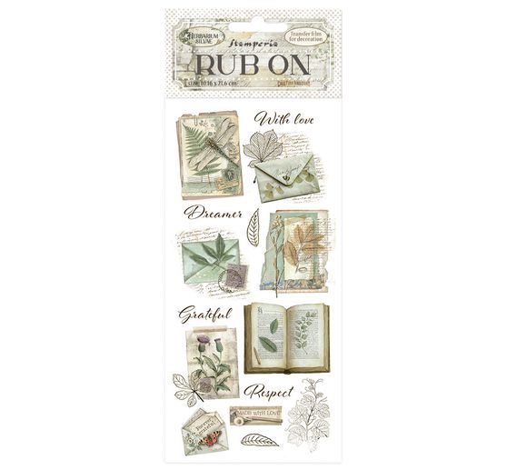 Rub On Transferfolie "Herbarium Silvae"