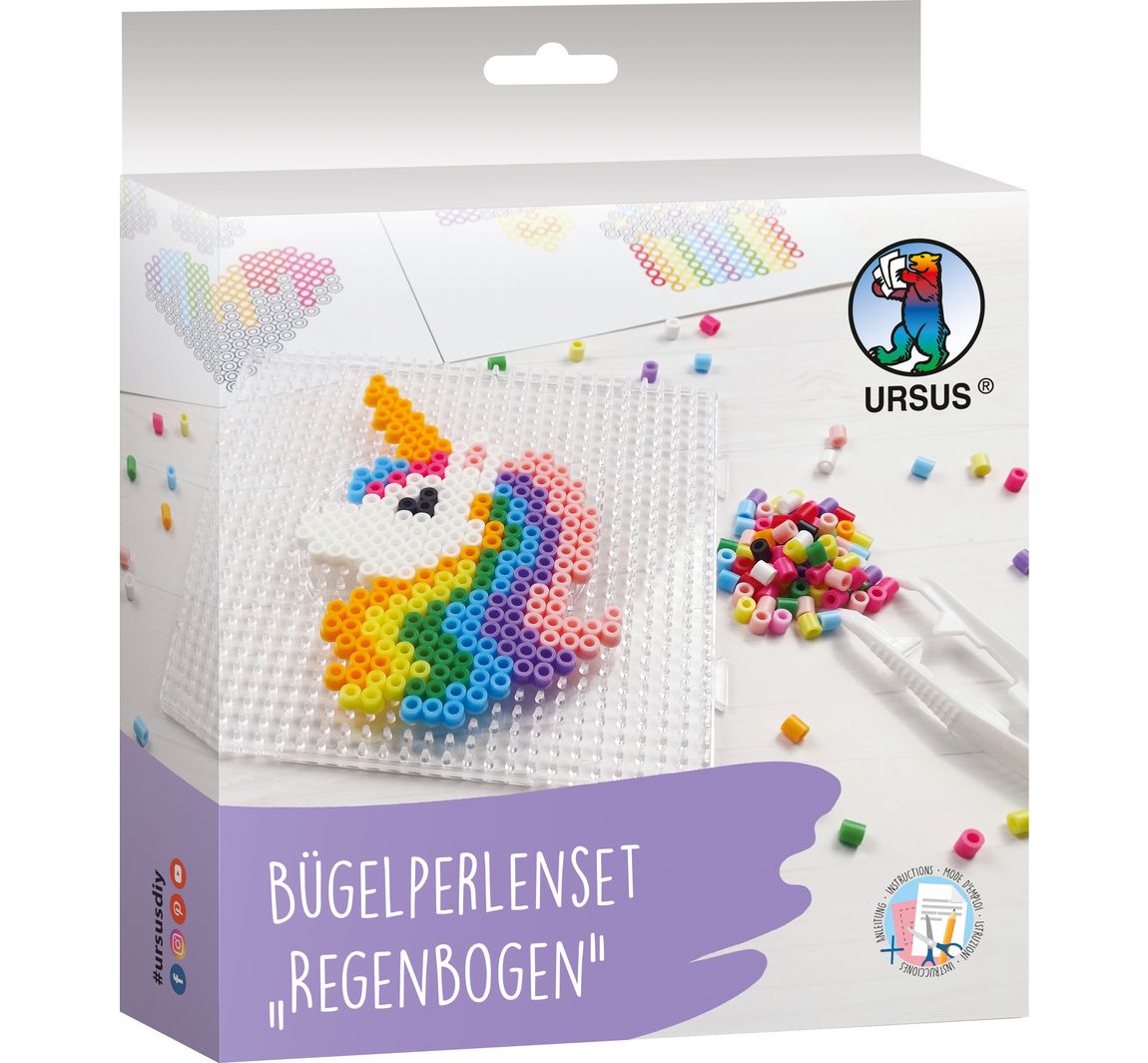 Strijkkralen set - Regenboog