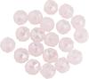 Glass cut beads round, 6 mm