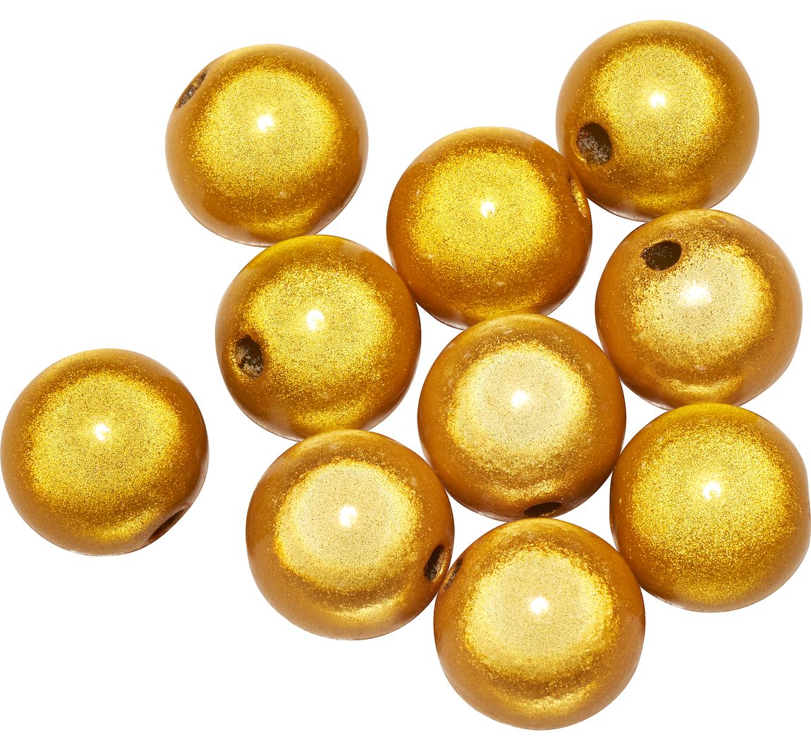 Miracle Beads, 10 mm - Geel