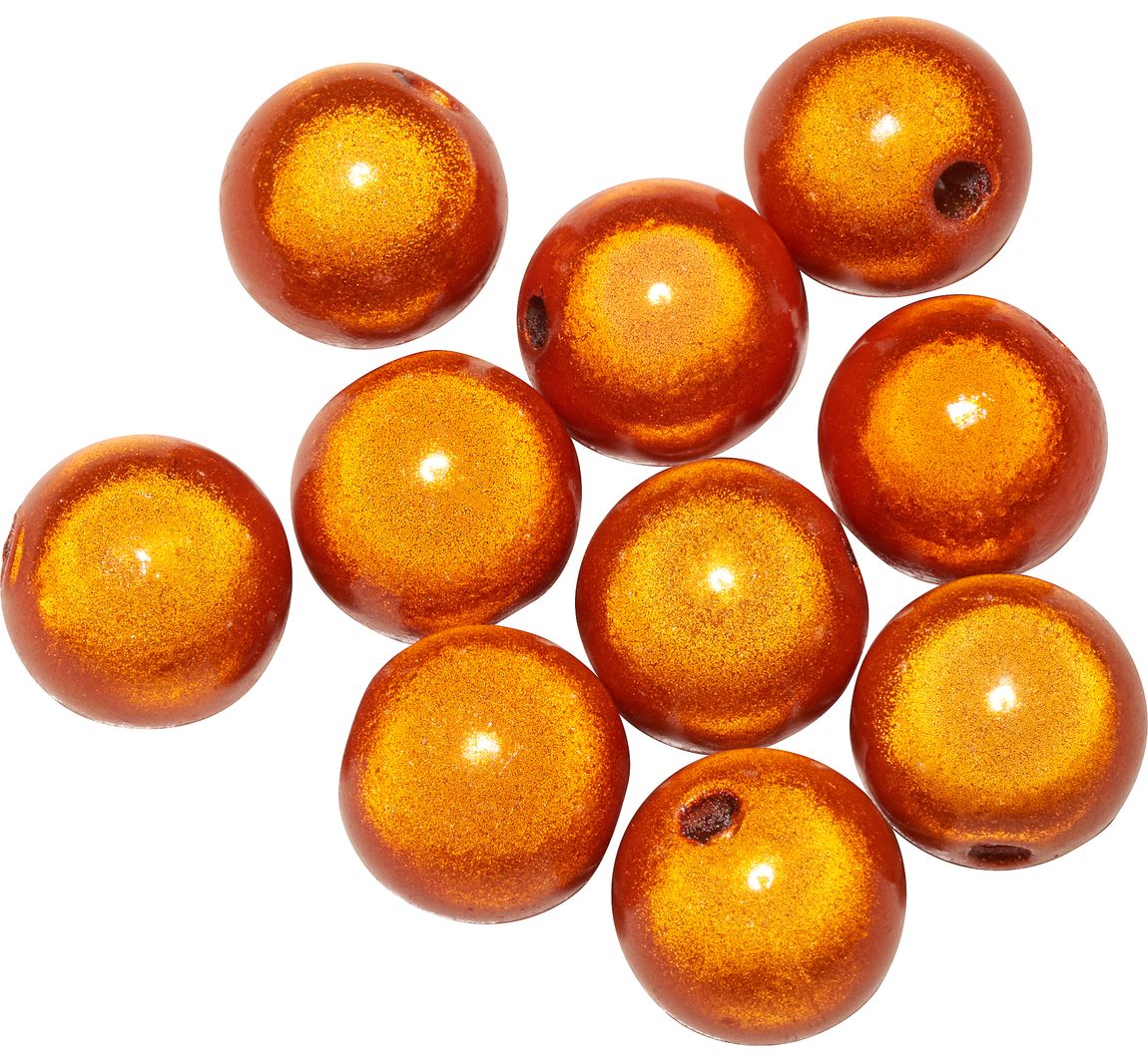 Miracle Beads, 10 mm - Oranje