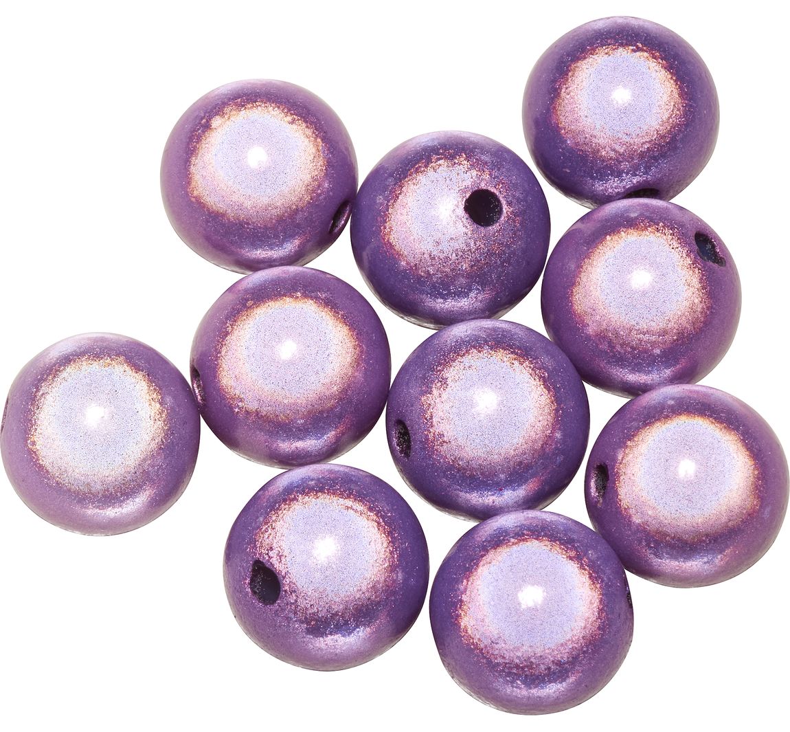 Miracle Beads, 10 mm - Lichtlila