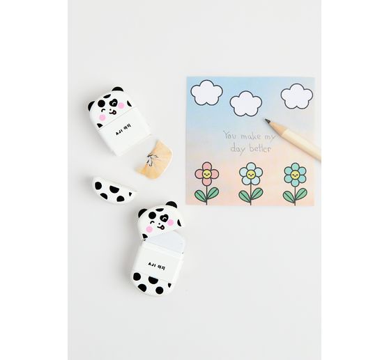 Eraser with sharpener