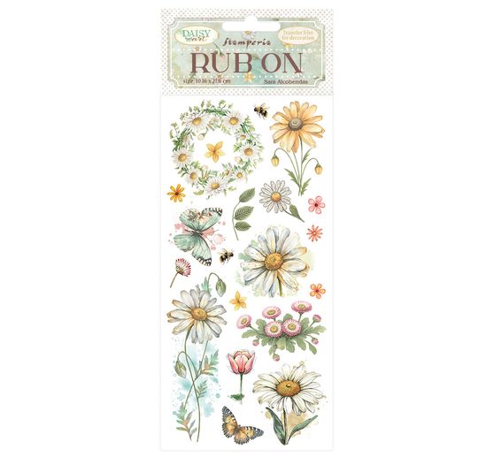 Rub On Transfer paper "Daisy Art"