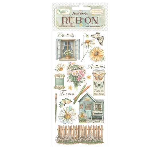 Rub On Transfer paper "Daisy Art"