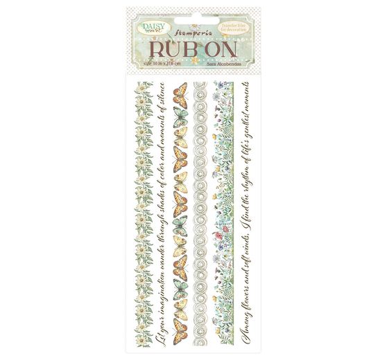 Rub On Transfer paper "Daisy Art"