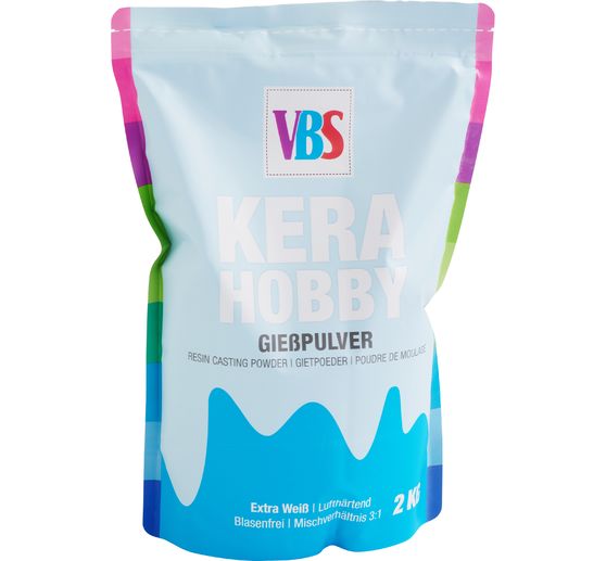 VBS Gietpoeder "KeraHobby", Wit