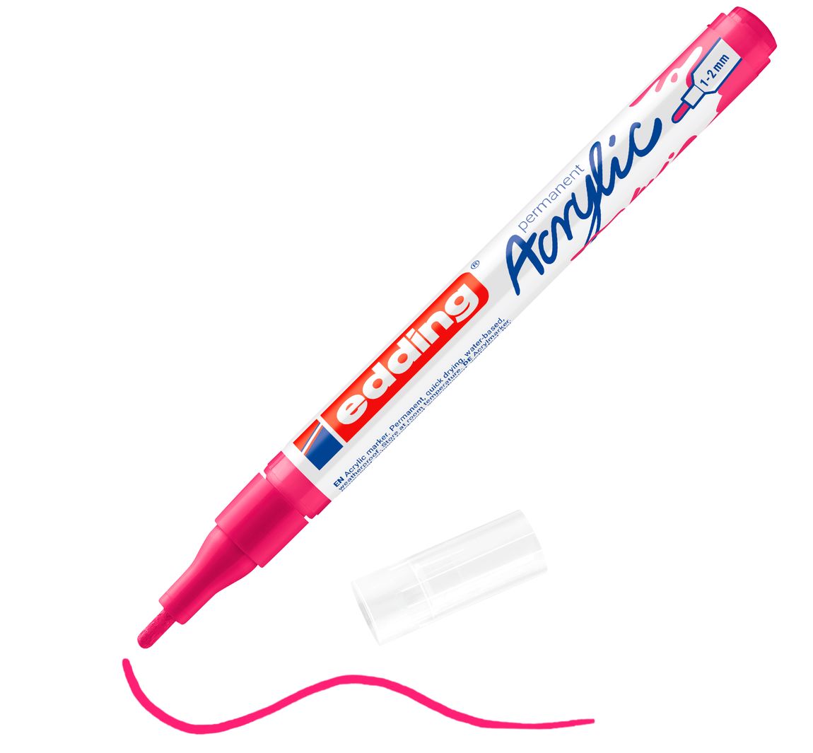 edding 5300 Acrylic "Acrylmarker - Fijn" - Telemagenta