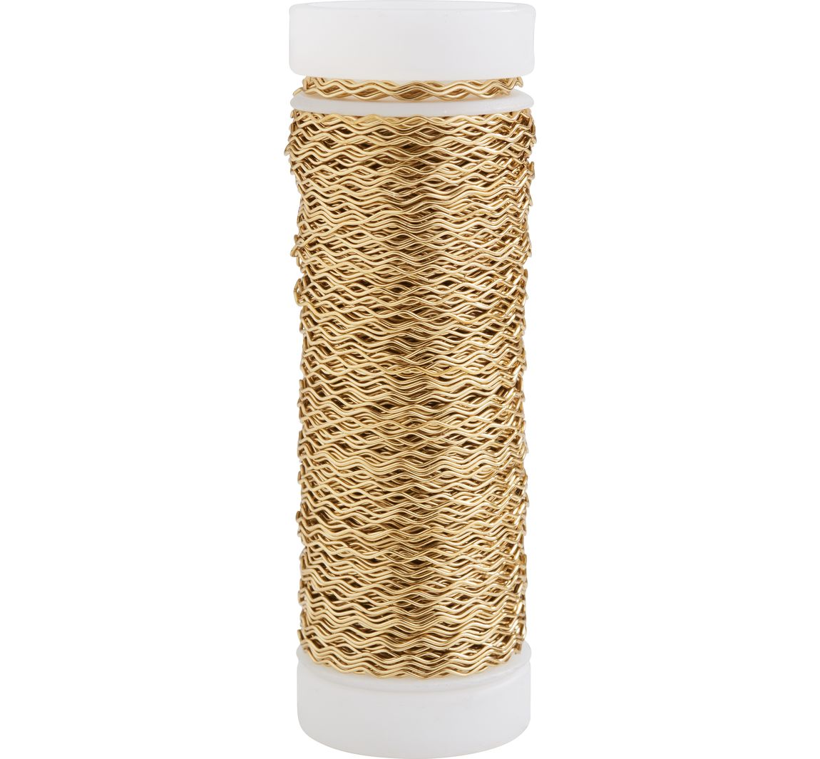 Bouilloneffectdraad, 0,33 mm - Goudkleurig