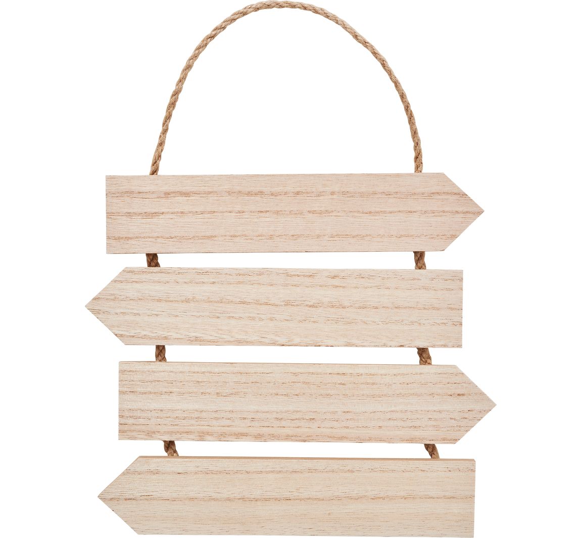 VBS Hangbord "Wegwijzer" met 4 richtingpijlen - Small