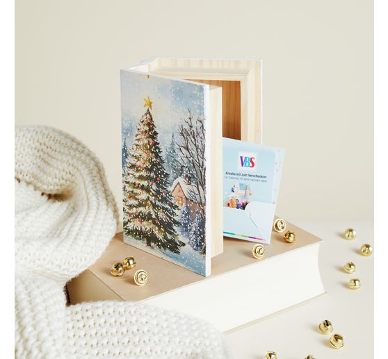 Napkin "Christmas tree in the snow"
