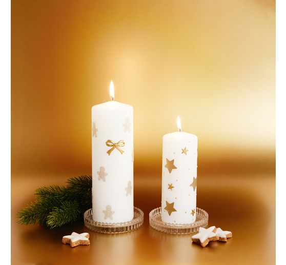 Pillar candle flat head 200/70mm