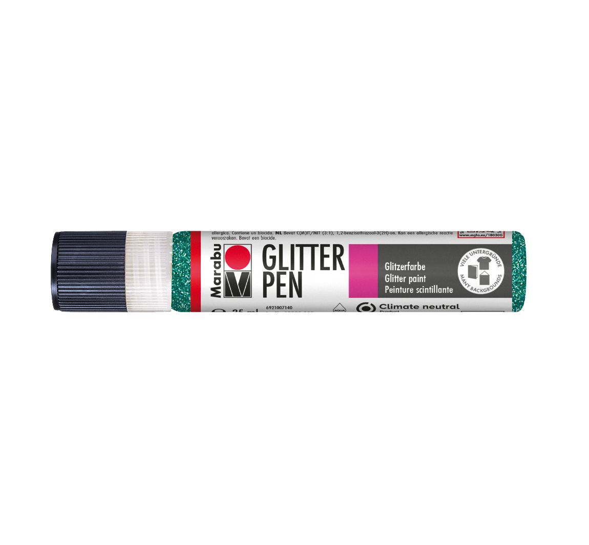 Marabu Glitter Pen - Glitter-Petroleum