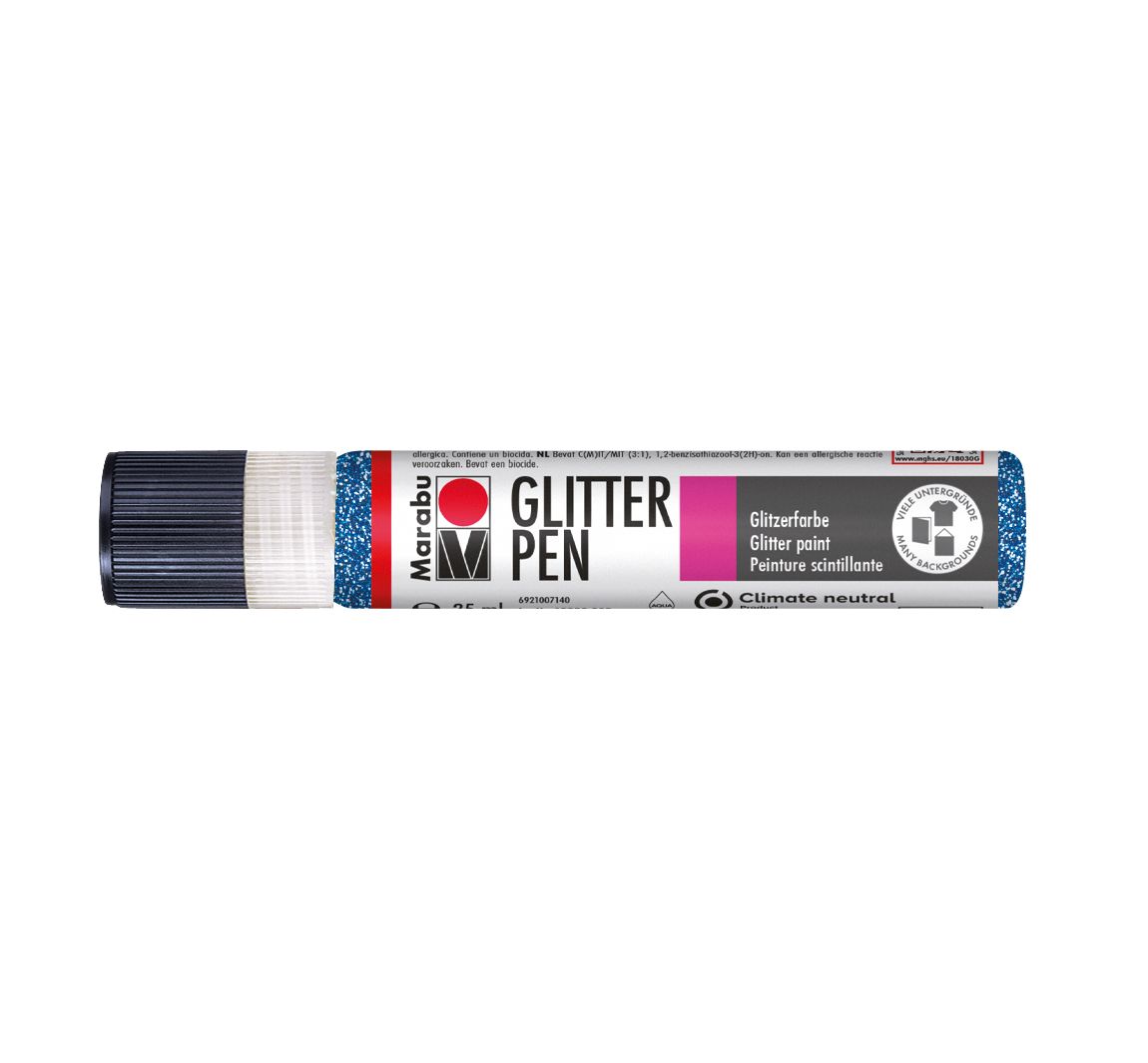 Marabu Glitter Pen - Glitter-Saffier
