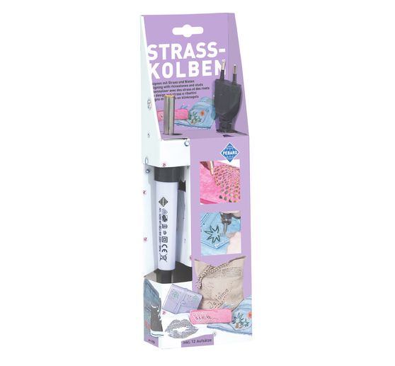 Rhinestone applicator set, incl. 12 pickers
