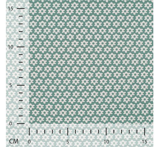 Cotton poplin fabric "Daisy"