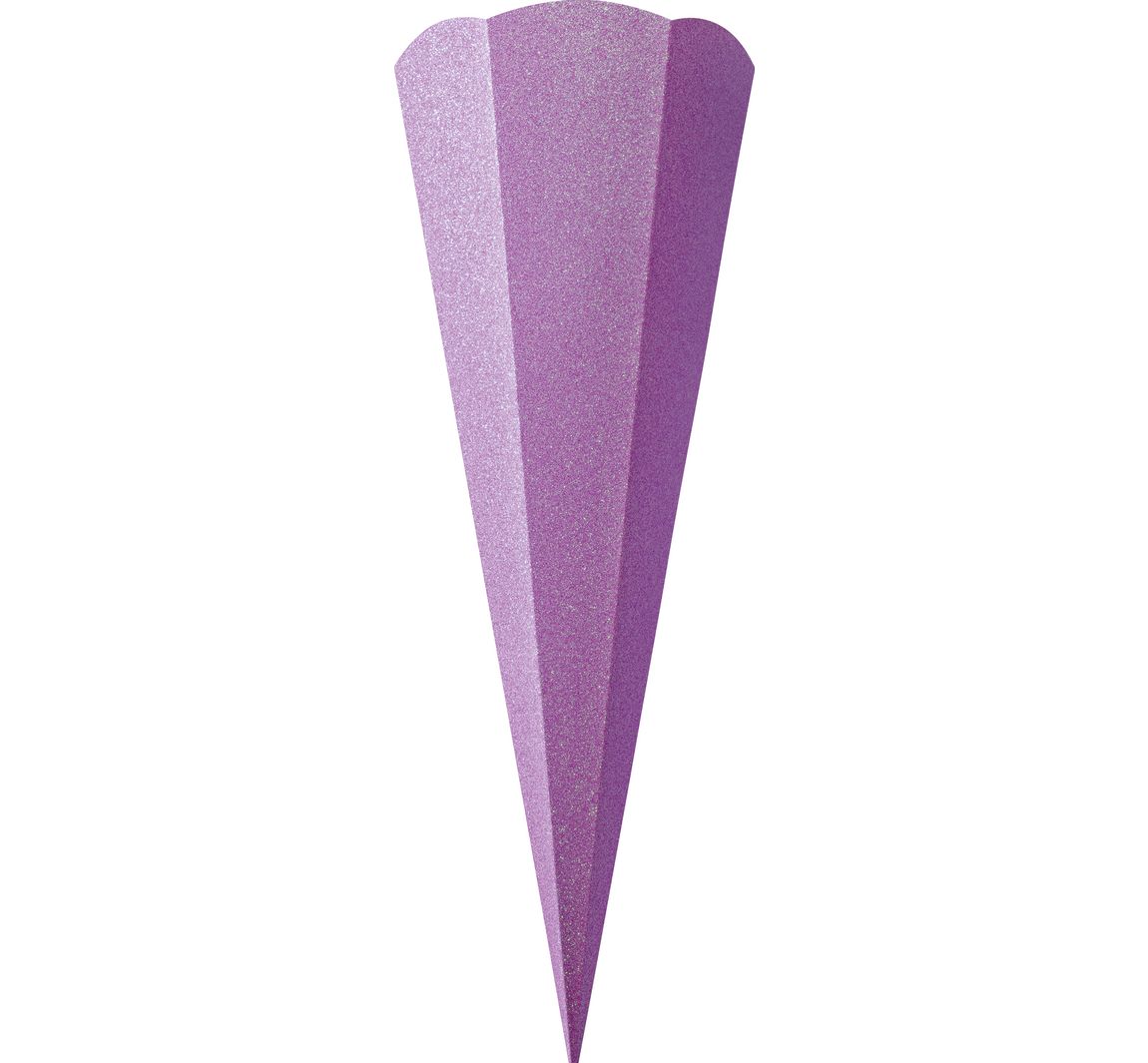 Schoolkegel blank "Glitter" - Violet