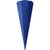 Schoolkegel blank "Glitter" Ultramarine
