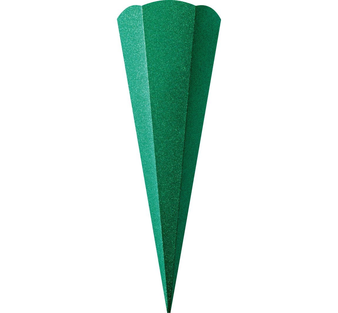 Schoolkegel blank "Glitter" - Green