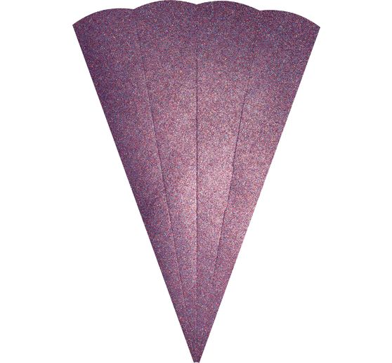 Schoolkegel blank "Glitter"