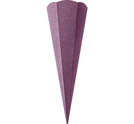 Schoolkegel blank "Glitter"