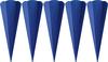 Schoolkegel blank "Glitter", 5 stuks