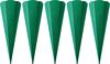 Schoolkegel blank "Glitter", 5 stuks