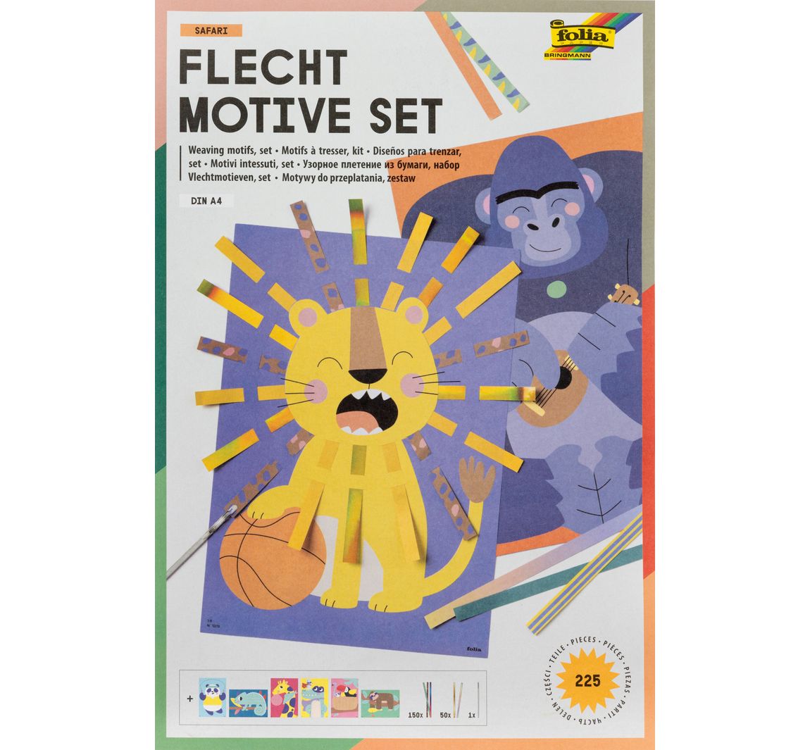 Vlechtmotieven set - Safari