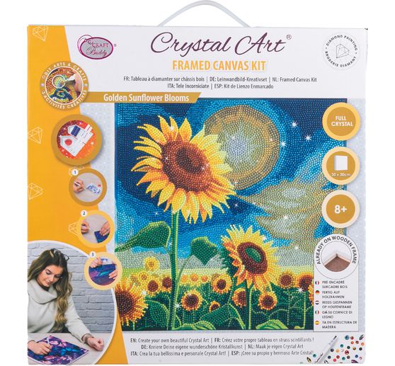 Diamond Painting "Crystal Art Kit", 30 x 30 cm
