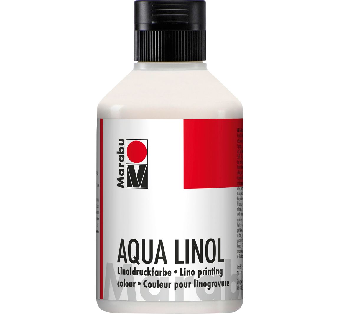 Marabu Aqua linodrukverf - Wit