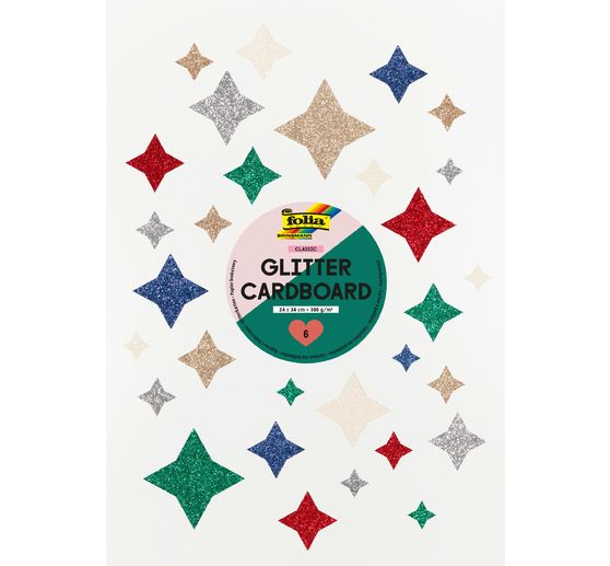Glitter cardboard Rainbow