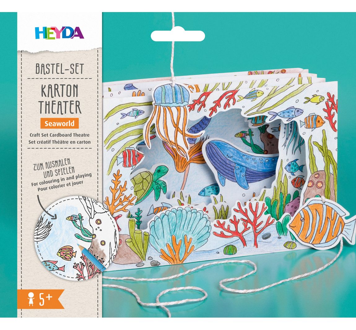 Knutselset "Kartonnen theater" - Seaworld