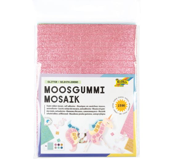 Schuimrubber moza&iuml;ek, zelfklevend