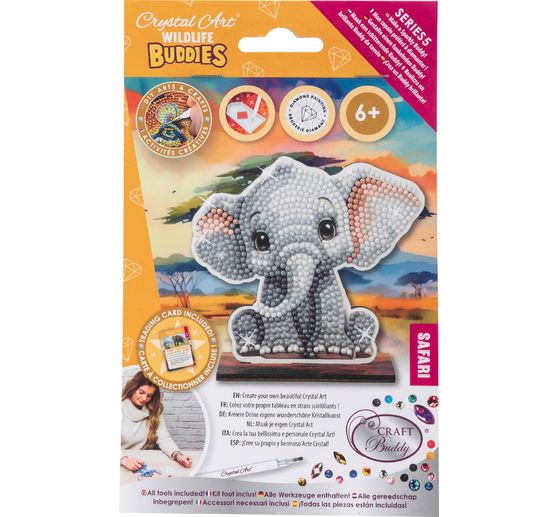 Diamond Painting "Crystal Art Wildlife Buddies"