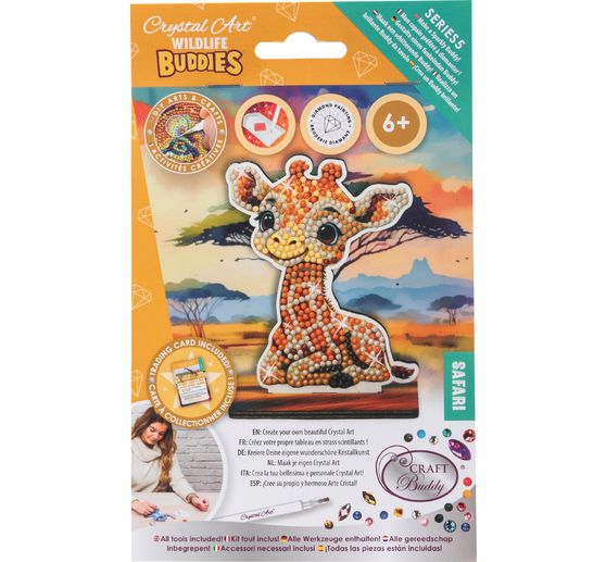 Diamond Painting "Crystal Art Wildlife Buddies"