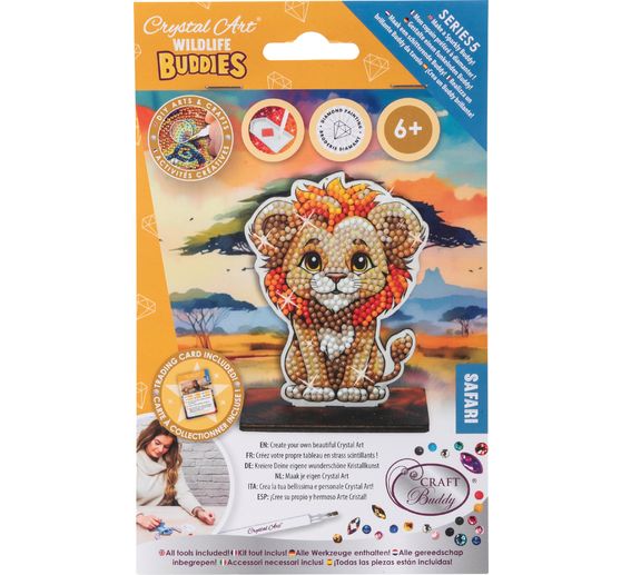 Diamond Painting "Crystal Art Wildlife Buddies"