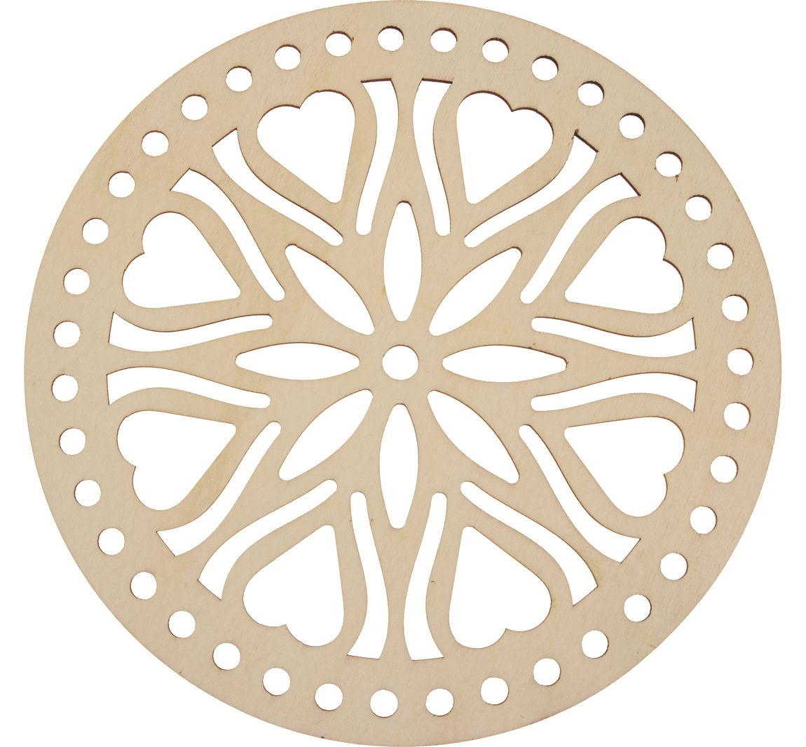 Macramé knoopschijf rond, 20 cm - Knuffelen