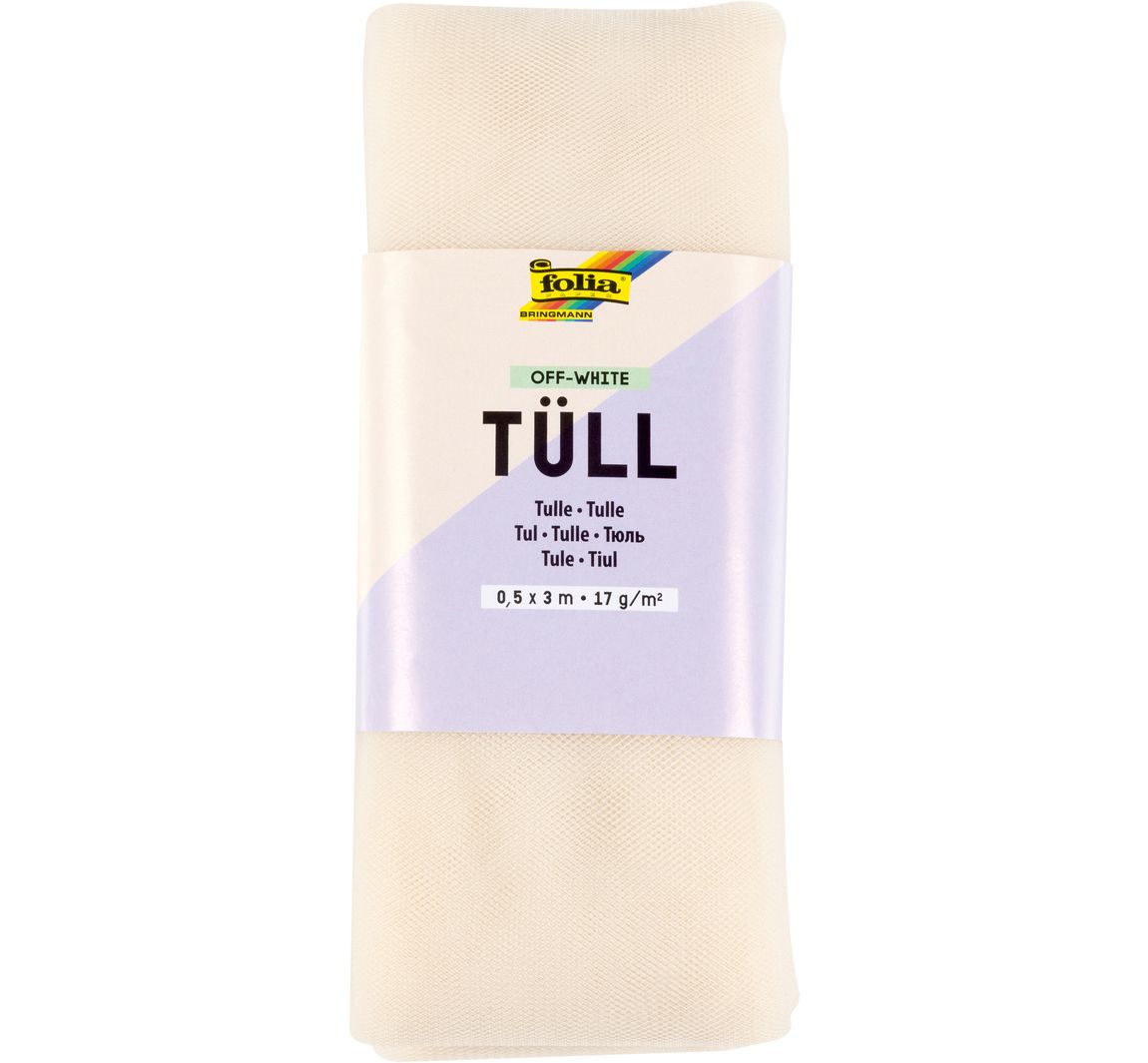 Tule stof, 3 m - Offwhite